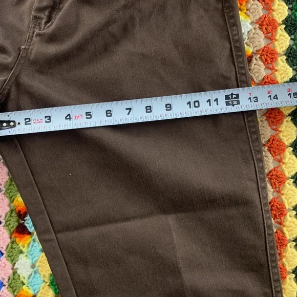 Vintage Deadstock 90s Lee Chocolate Tapered Relaxed Elastic Waist Jeans … - Picture 12 of 15